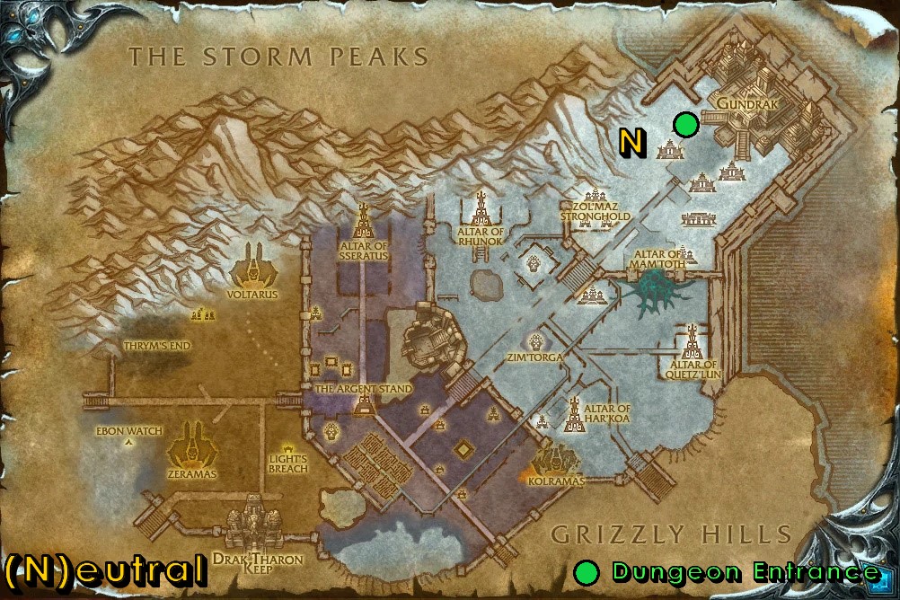 Gundrak Entrance Location