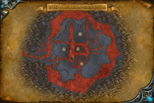 WotLK Classic The Obsidian Sanctum Instance Map