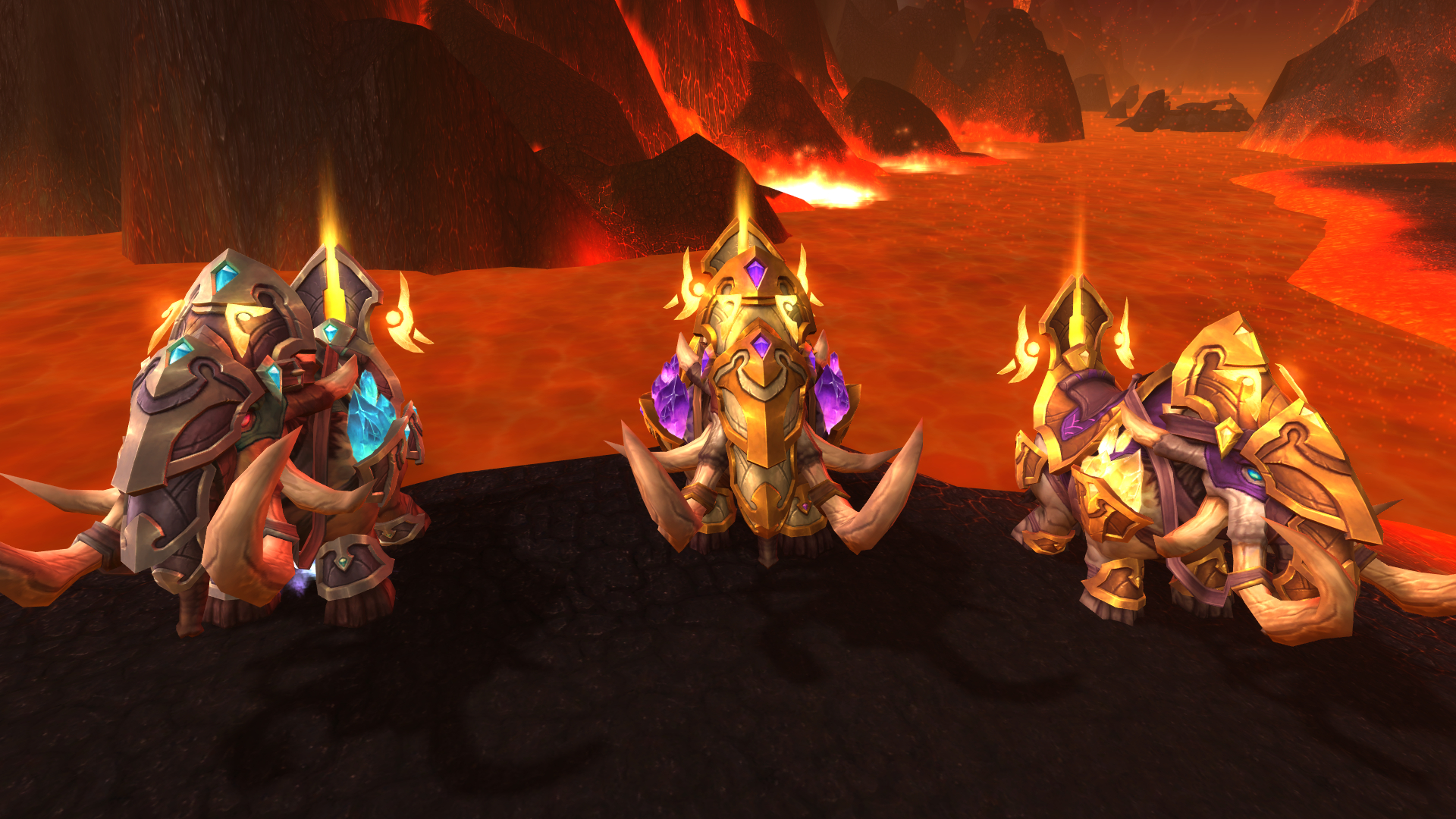 Army of the Light Elekk Mounts