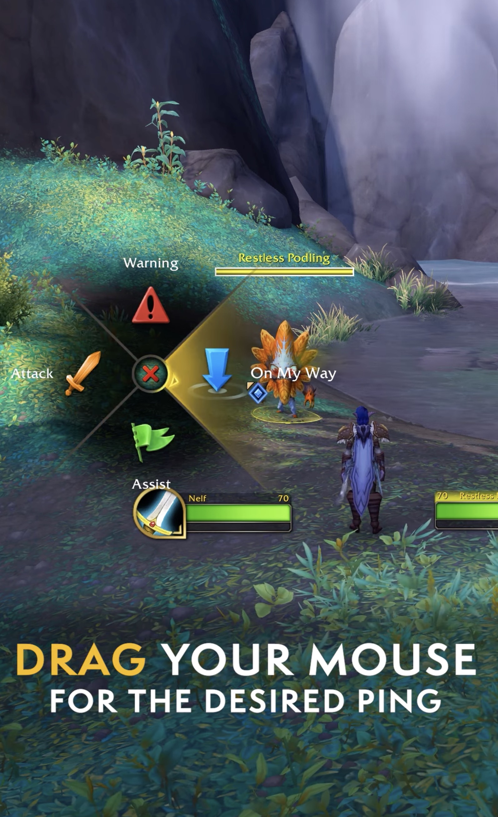 Ping System Drag Mouse