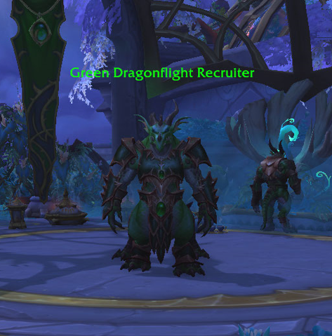 Green Dragonflight Recruiter Model