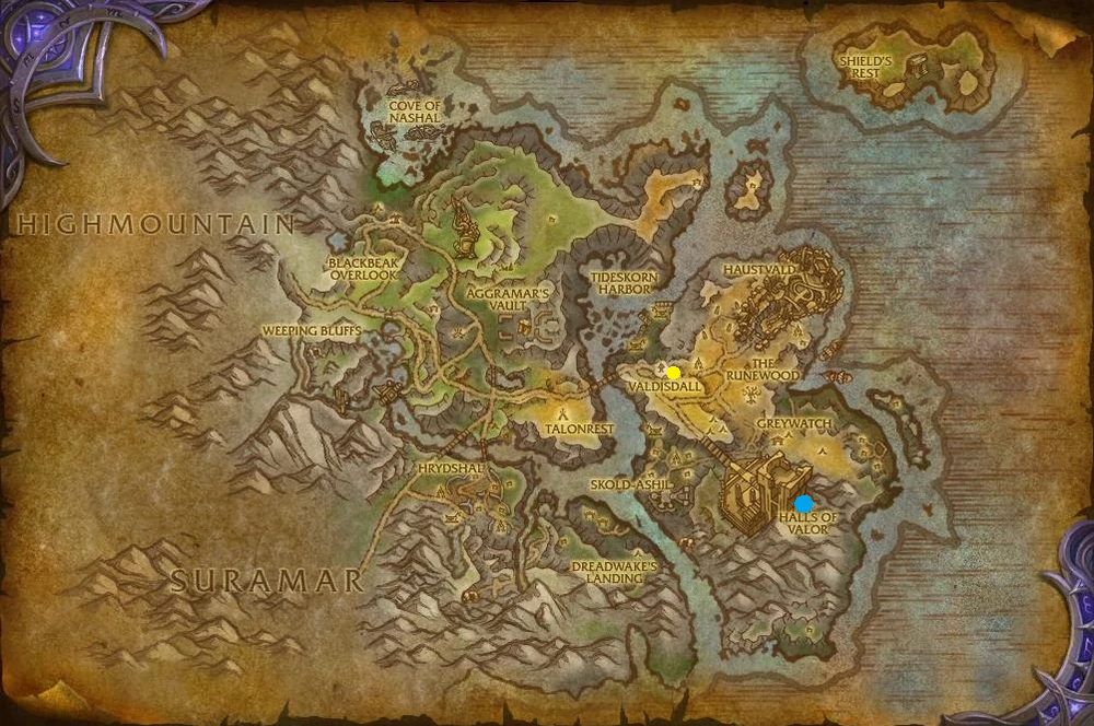 valor map