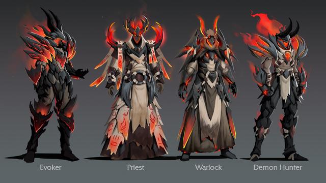 Primalist Raid Tier Sets for Evokers, Priests, Warlocks, and Demon Hunters