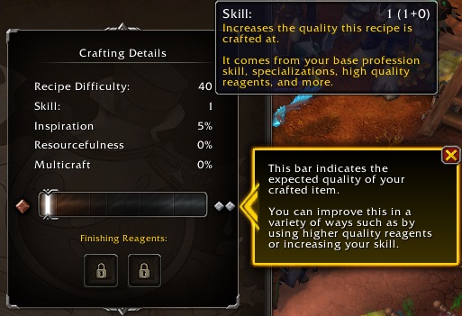 Crafting UI