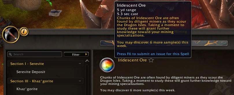 Iridescent Ore