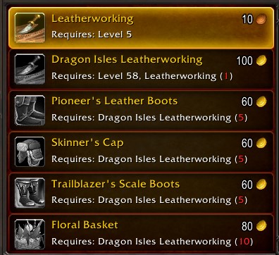 Buy WoW Classic Leatherworking Leveling Boost