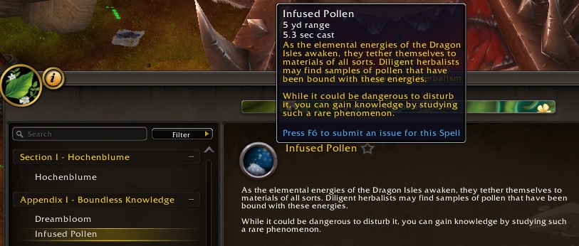 Infused Pollen