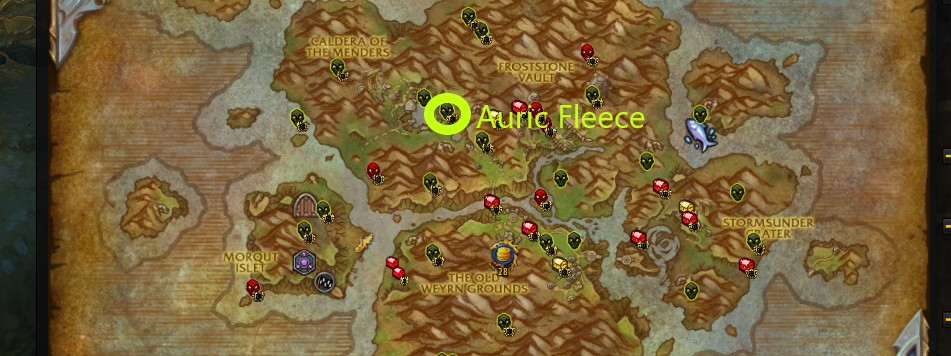 Auric Fleece Location