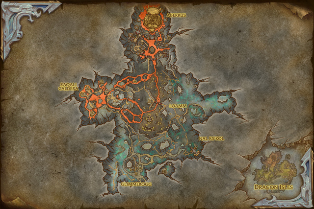 Zaralek Cavern Map
