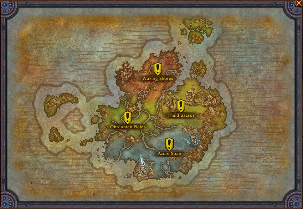 All LEVELLING LOCATIONS!