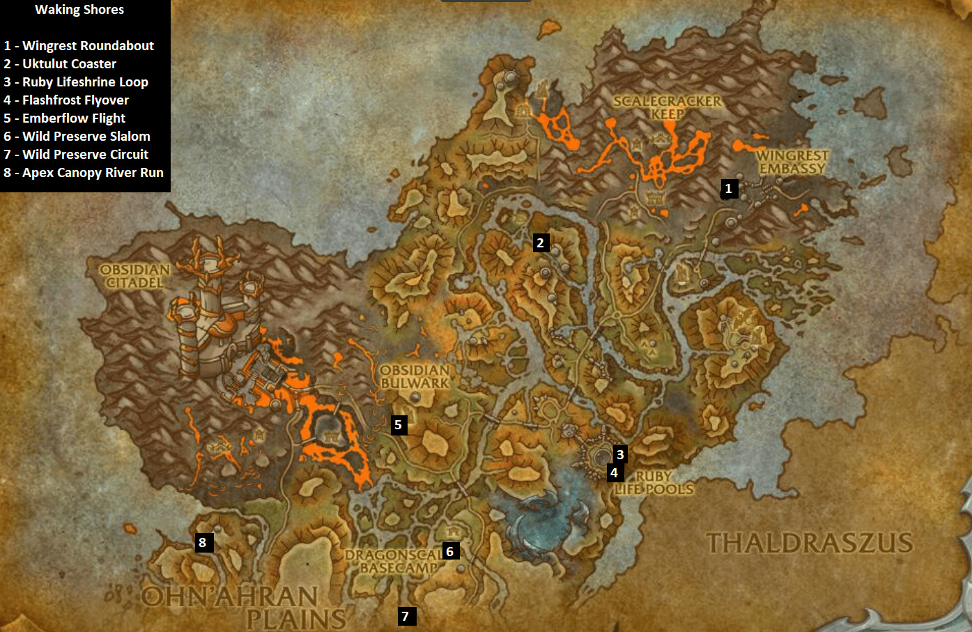 Dragonriding Races in Dragonflight and Azure Span Locations - Wowhead News