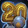 20th Anniversary Balloon Chest Icon