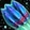 Blue Rocket Cluster Icon