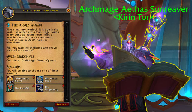 World Quests Bonus Event in Midnight