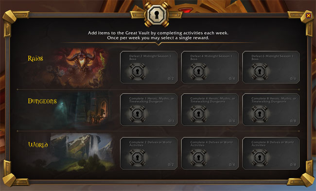 The Great Vault Requirements in Midnight Season 1