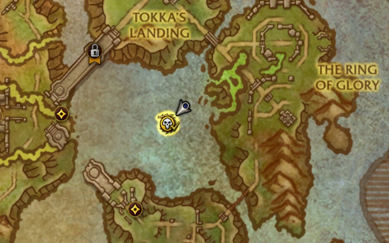 Tidebound Grotto Location