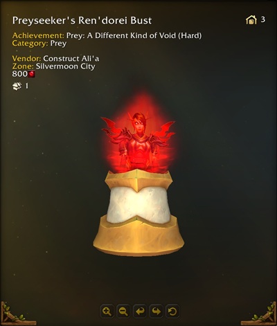 Preyseeker's Ren'dorei Bust
