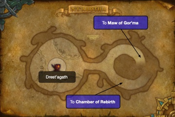 Ny'alotha Map - Warren of Decay