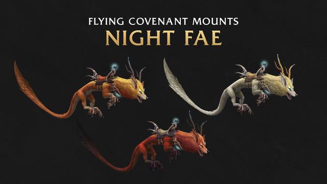 Night Fae Covenant Mounts