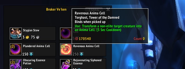 Ravenous Anima Cell