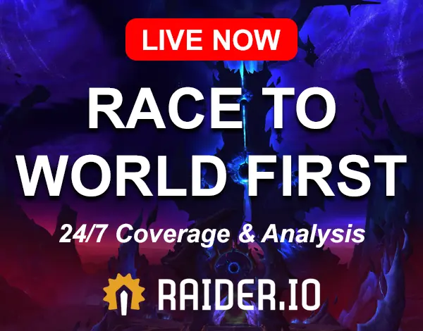 Raider.io Race to World First Coverage