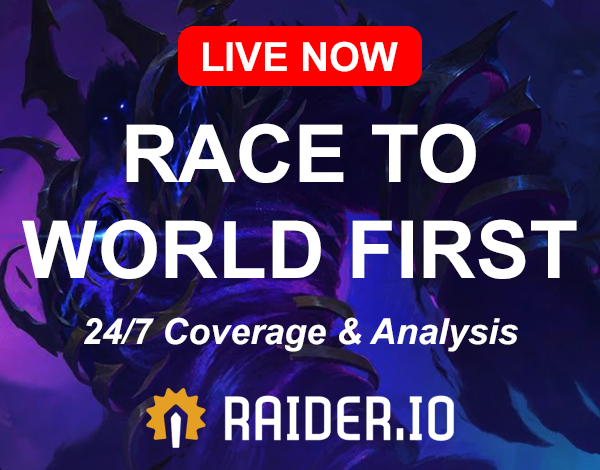 Raider.io Race to World First Coverage
