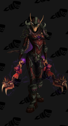 Death Knight PvP Arena Warlords Season 2 Horde Female Set