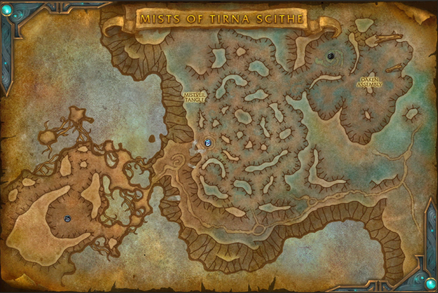 Mists of Tirna Scithe Dungeon Map