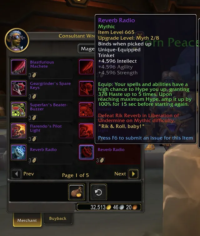 Myth-Track Gear Requirements