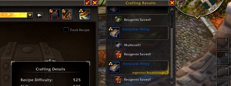 Crafting Stats Procs