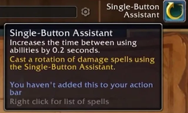 Single Button Assist