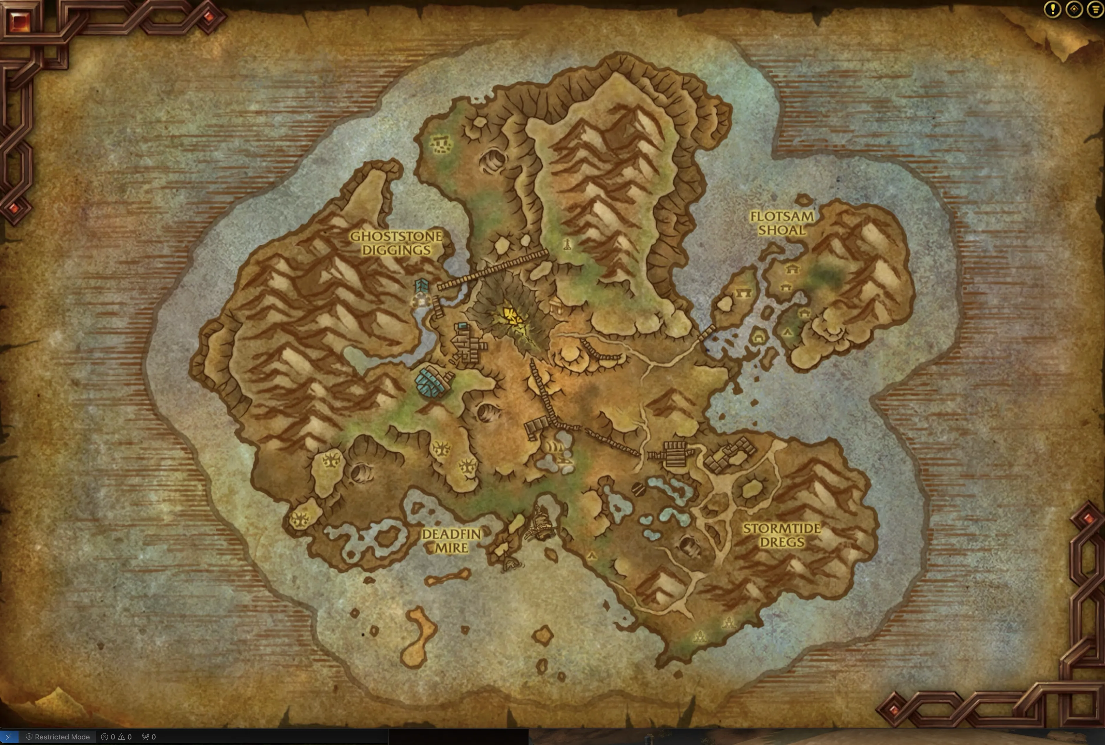 Siren Isle Map