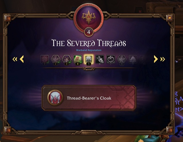 The Severed Threads Renown