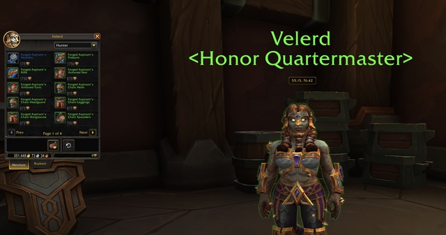 Honor Quartermaster