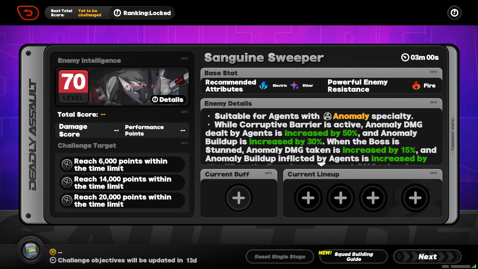 Deadly Assault Sanguine Sweeper