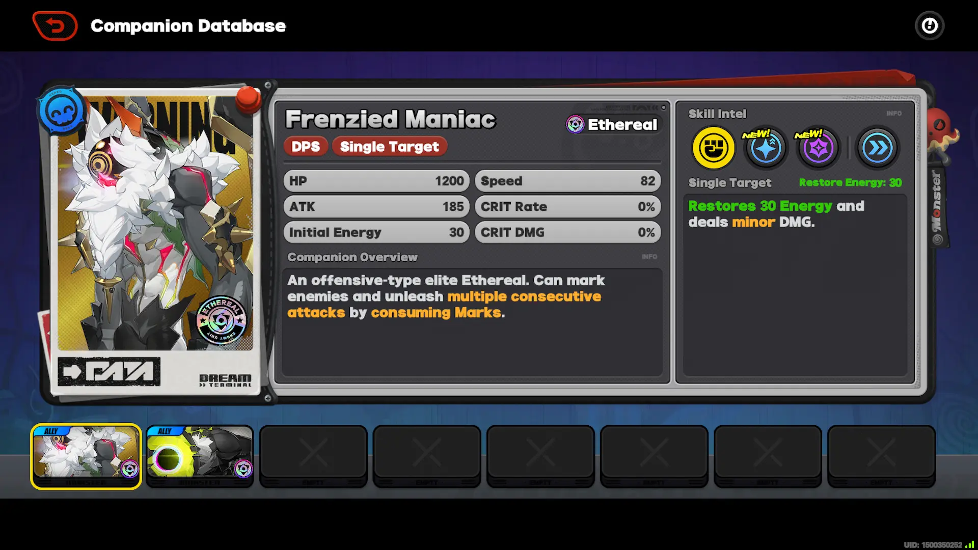 When Dreams Remain Unfinished Event Monsters