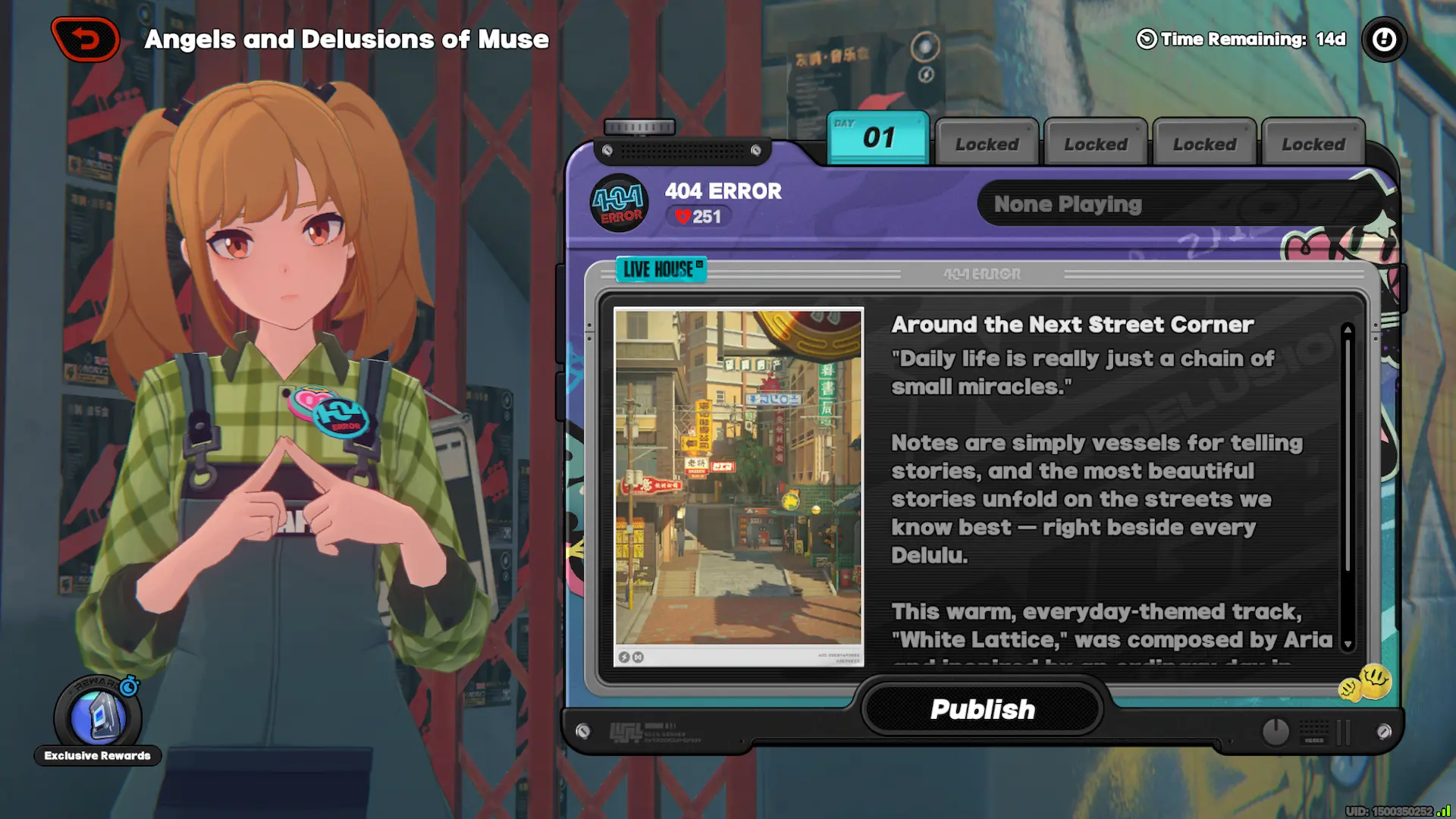 Angels and Delusions of Muse Event Publish in Zenless Zone Zero