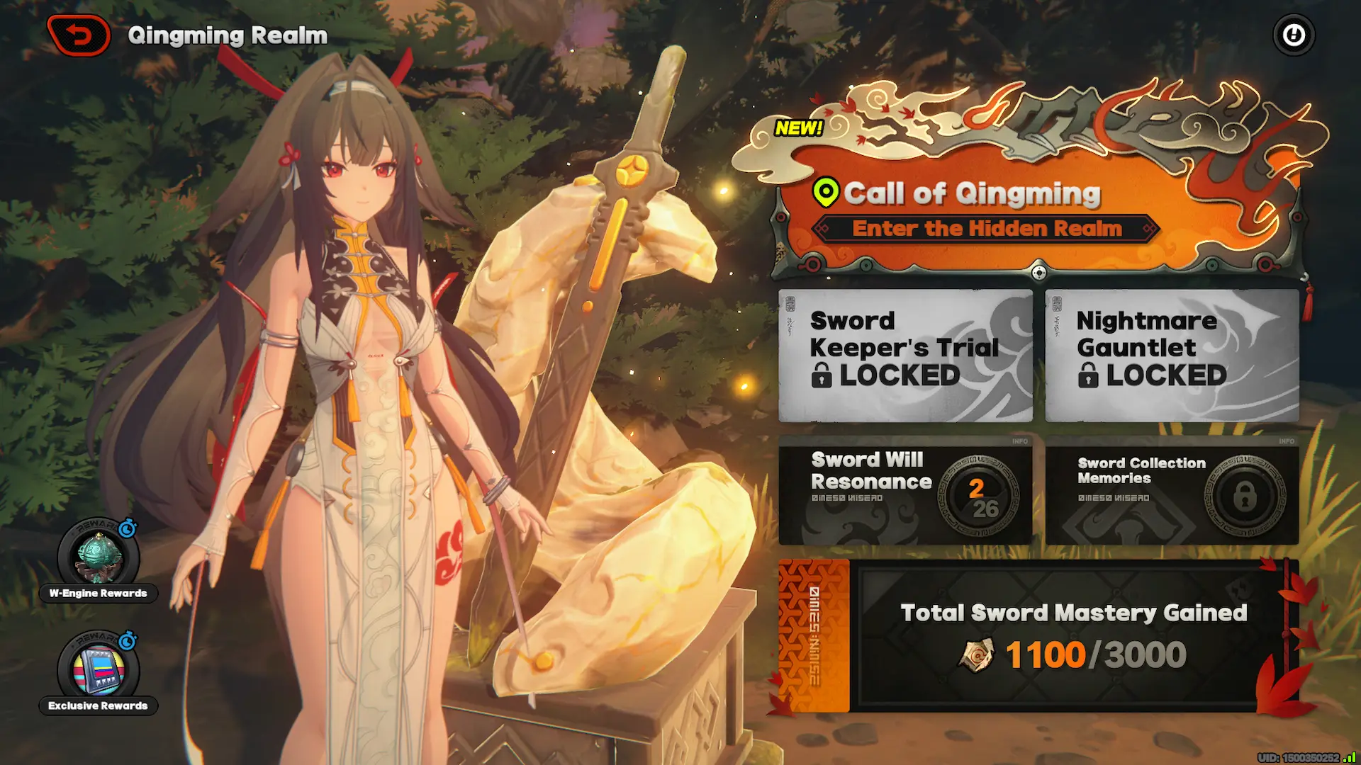 Sword Seeker Chronicles Event Menu in Zenless Zone Zero