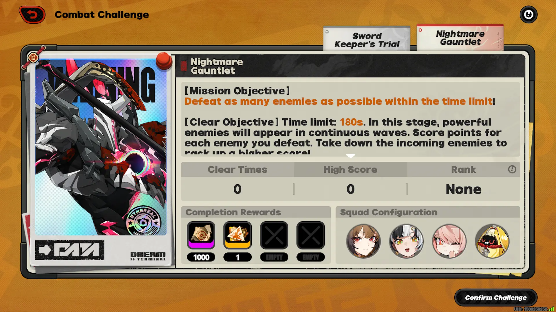 Sword Seeker Chronicles Event Nightmare Gauntlet in Zenless Zone Zero