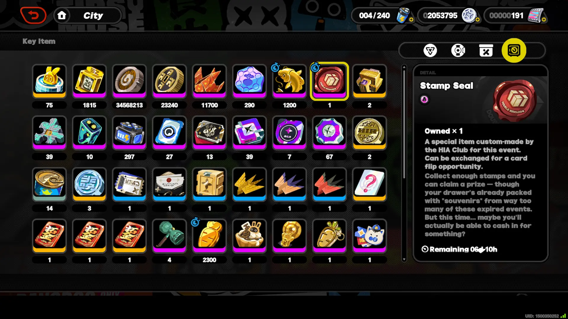 High Score Card Collector Event Stamp Seal in Zenless Zone Zero