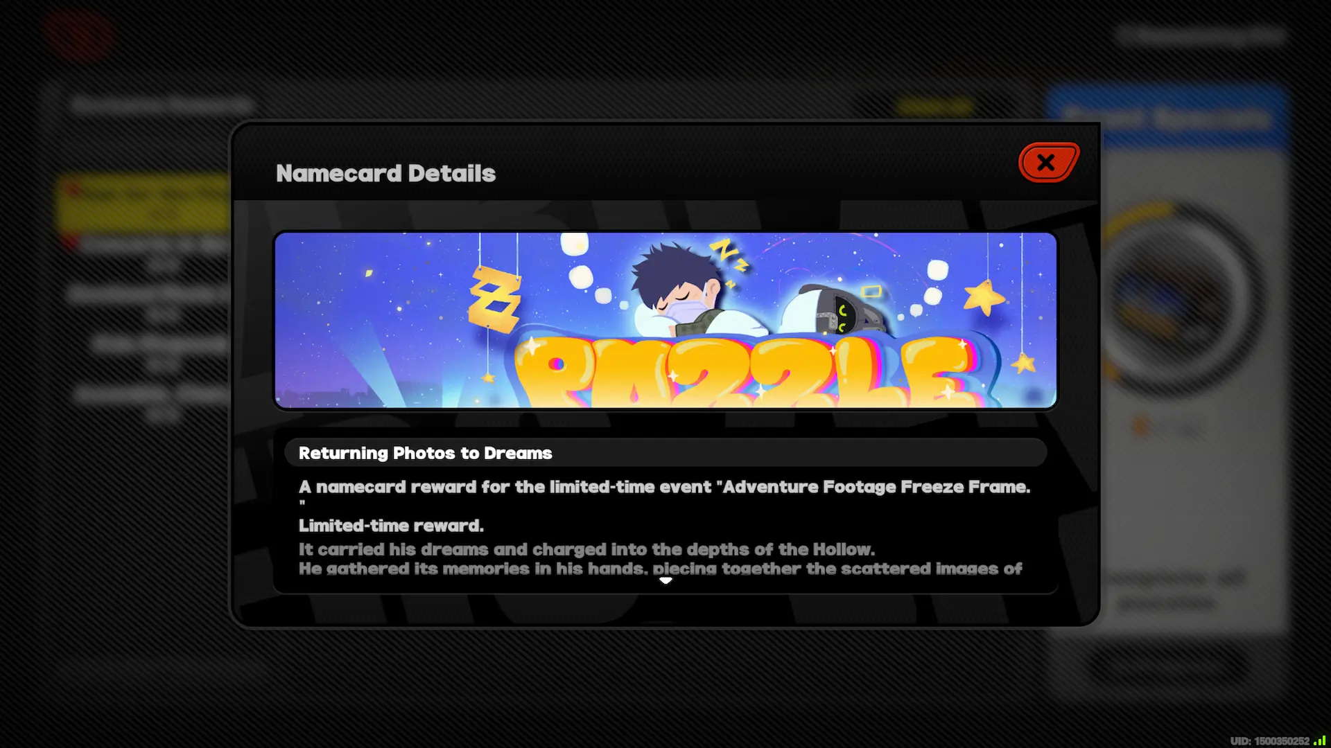 Adventure Footage Freeze Frame Namecard