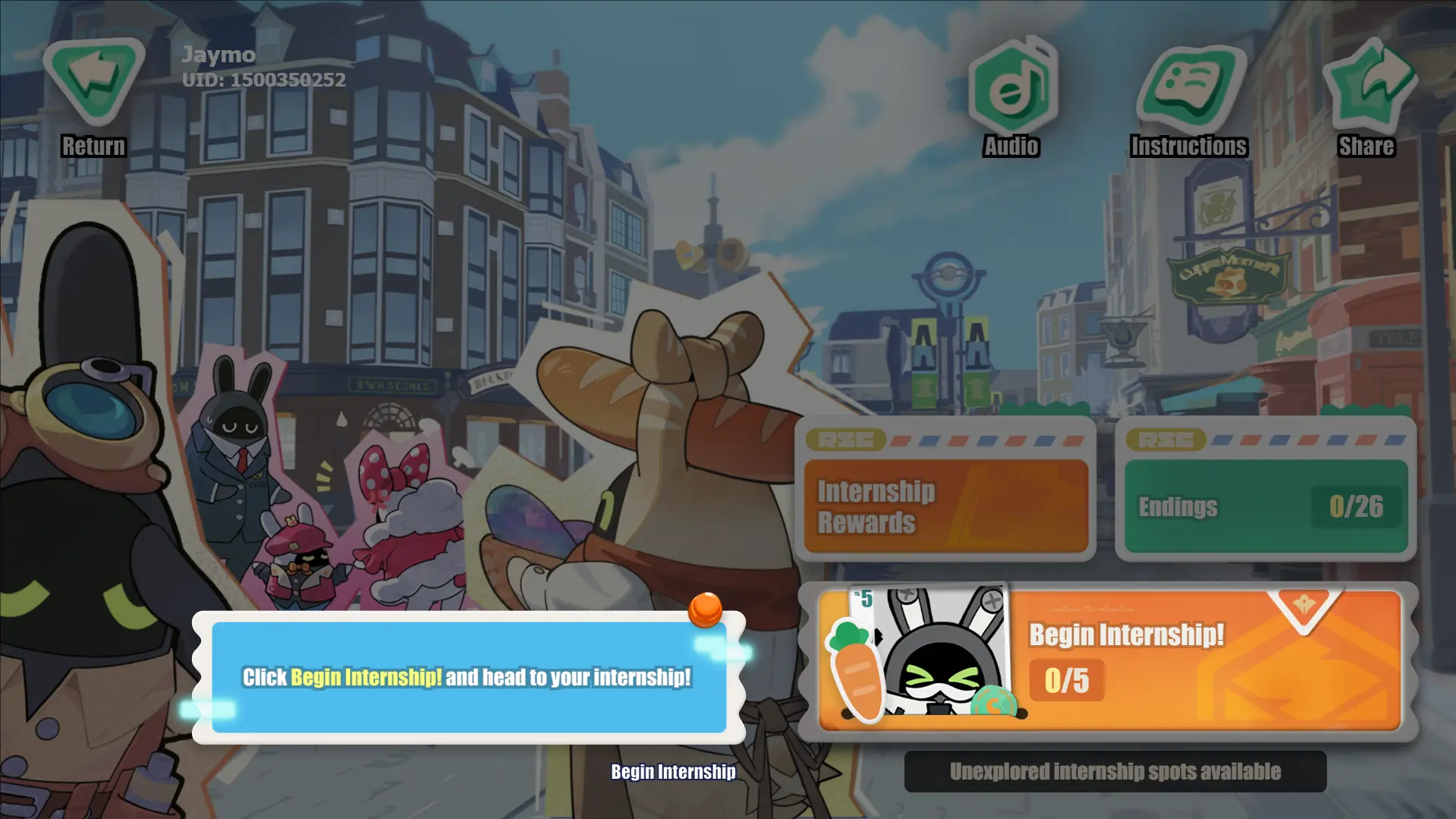 Good Morning, Roscaelifer Event Menu