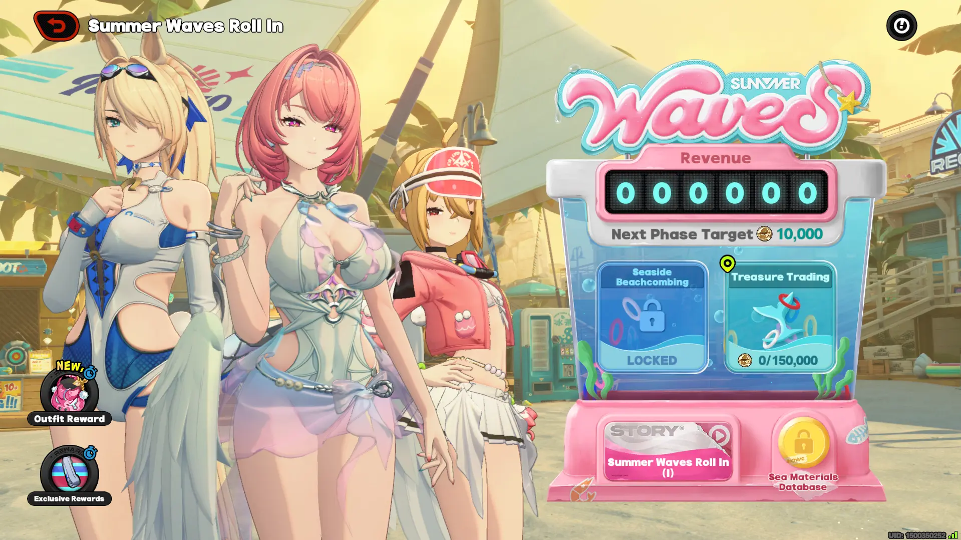Summer Waves Roll In Event Menu