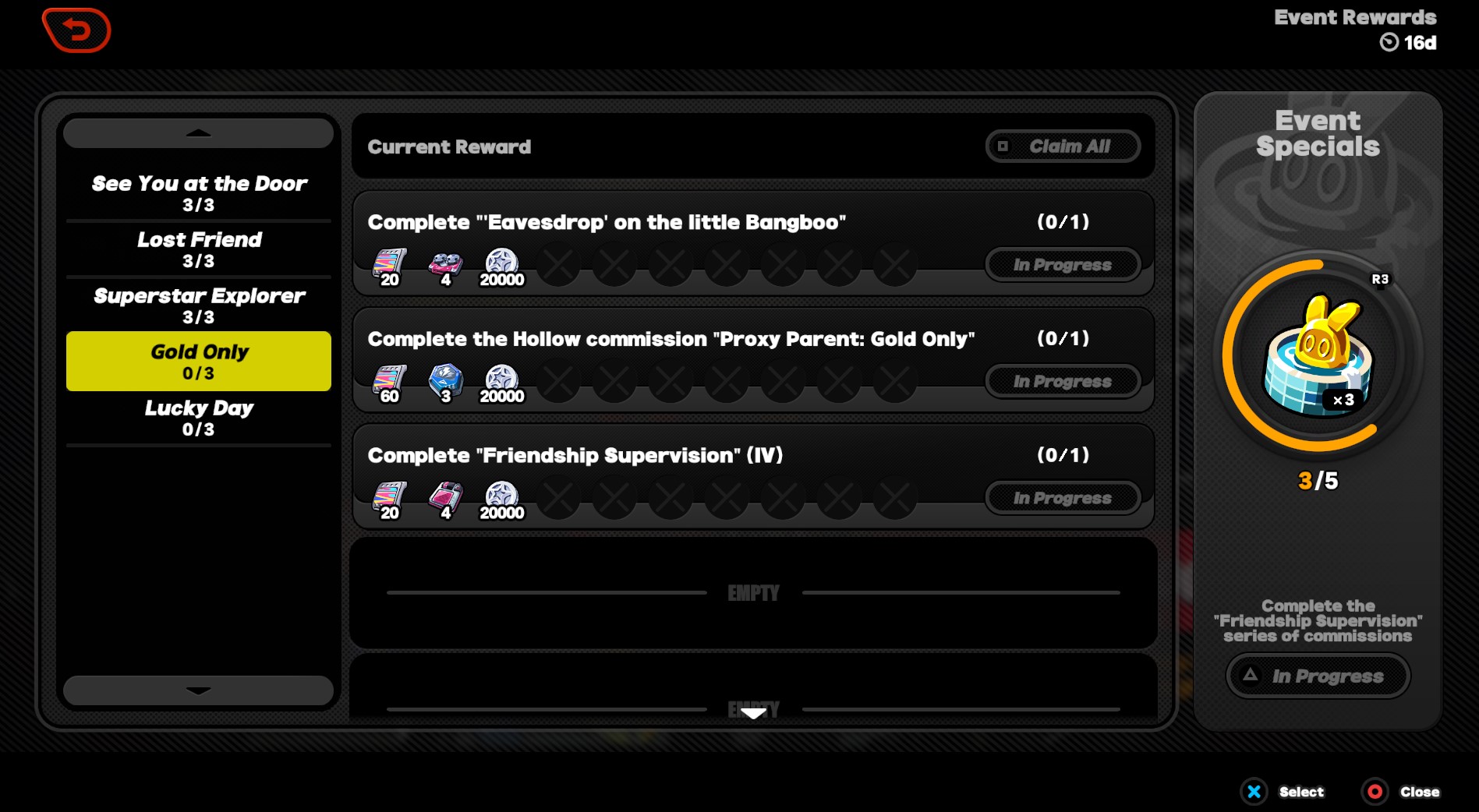 Friendship Supervision Rewards