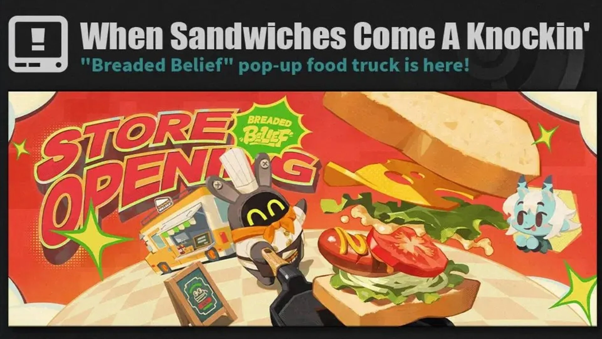 When Sandwiches Come A Knocking Event