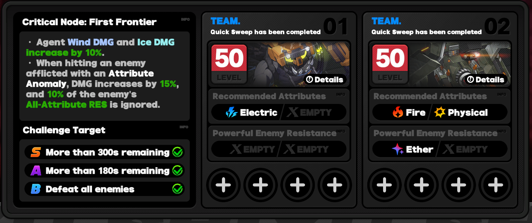 Critical Node Stage 1
