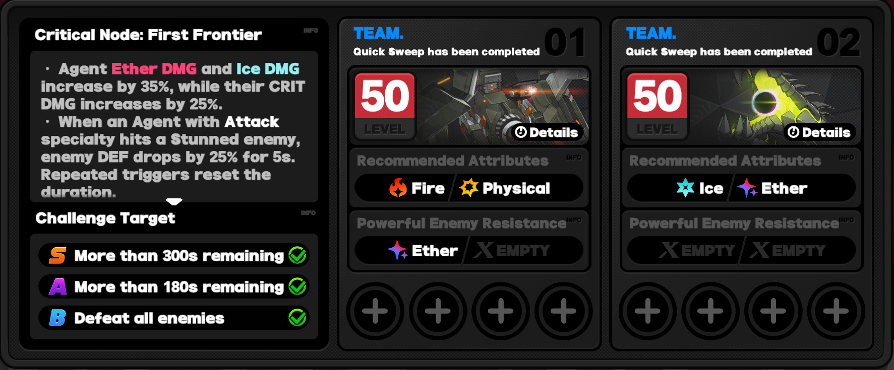 Critical Node Stage 1