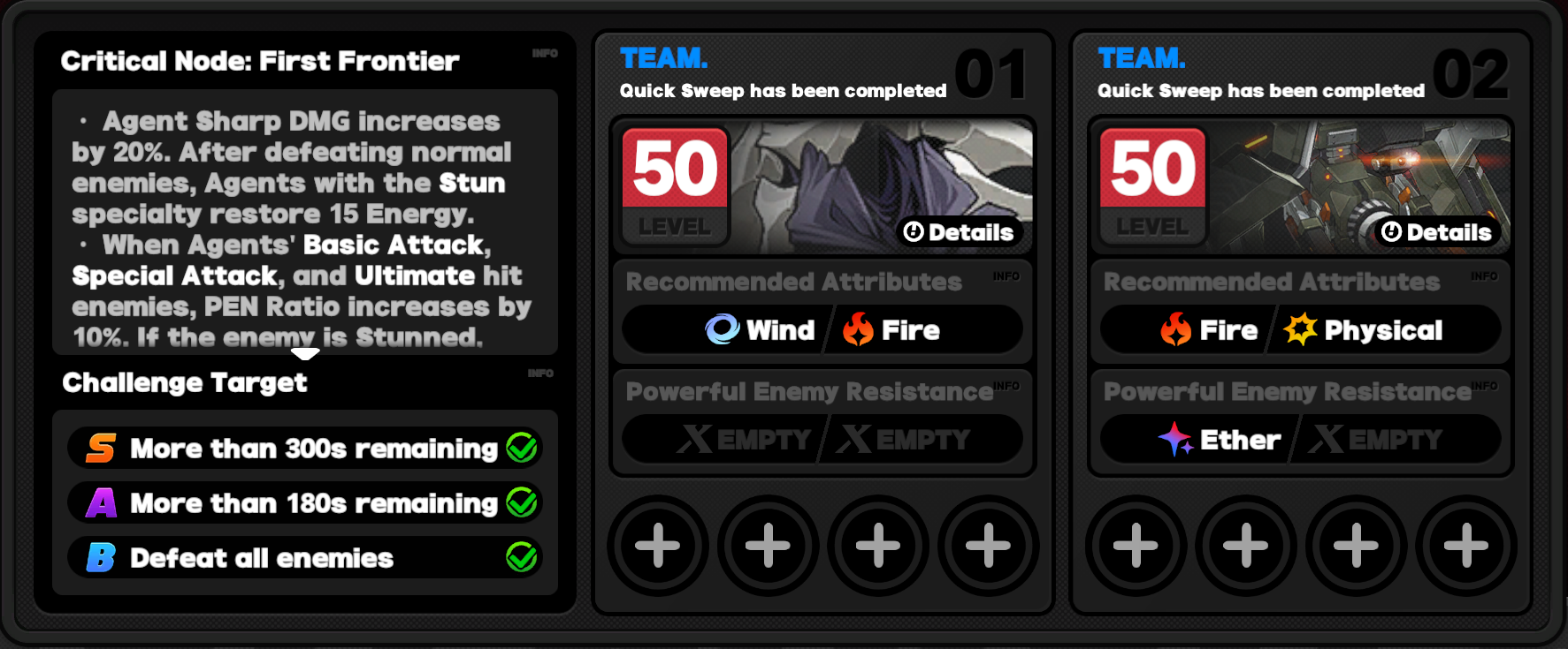 Critical Node Stage 1