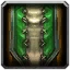 Fine Blue and Green Tent Icon