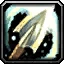 Silver Shafted Arrow Icon